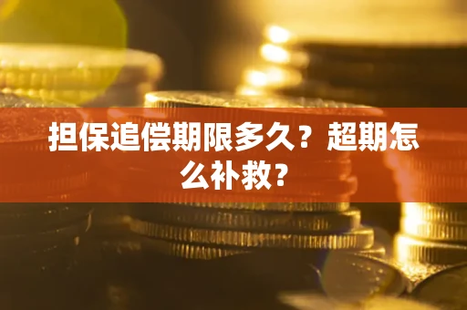 北京担保追偿期限多久？超期怎么补救？